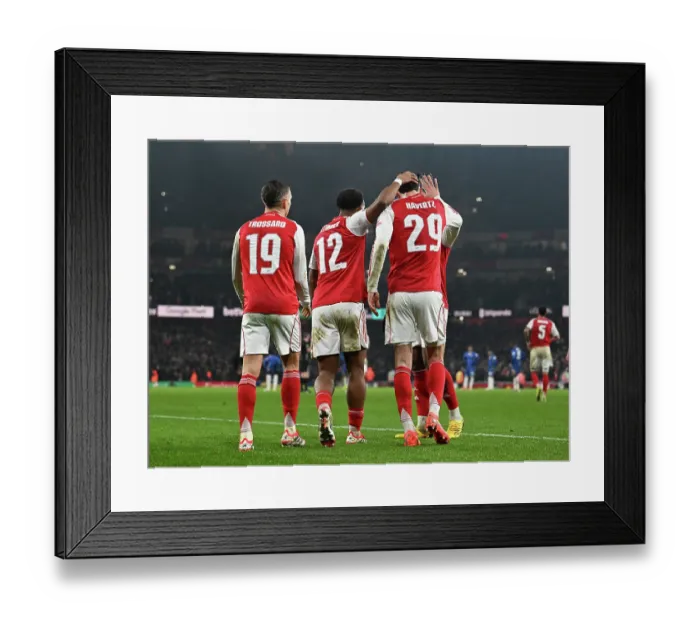 Framed Print : Arsenal v Chelsea - Carabao Cup Semi Final Second Leg