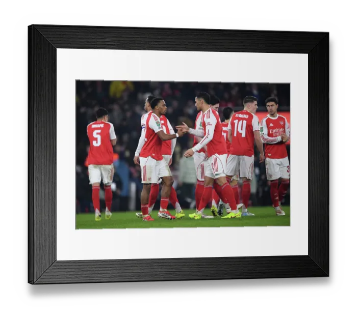 Framed Print : Arsenal v Chelsea - Carabao Cup Semi Final Second Leg