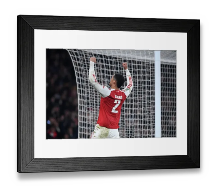 Framed Print : Arsenal v Chelsea - Carabao Cup Semi Final Second Leg
