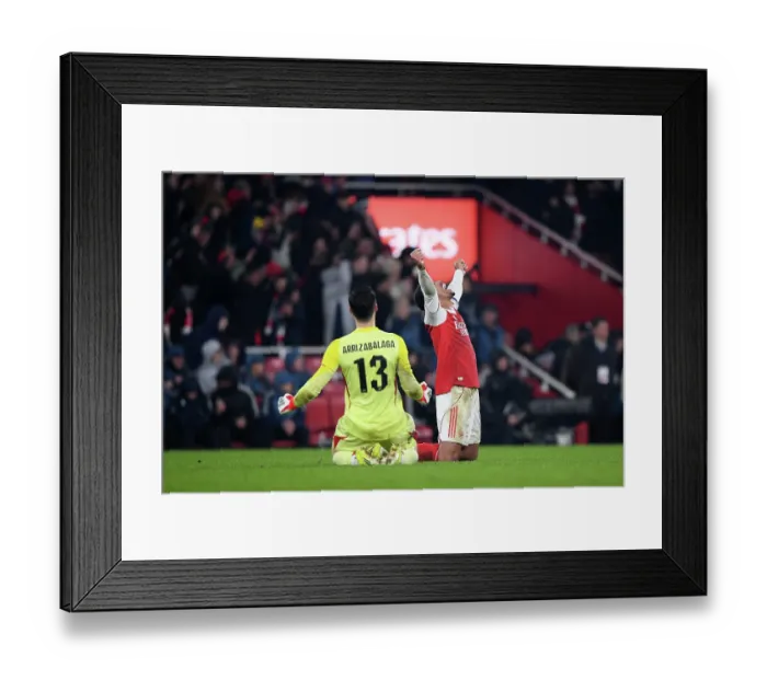 Framed Print : Arsenal v Chelsea - Carabao Cup Semi Final Second Leg