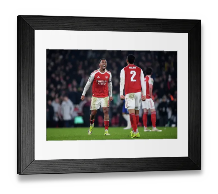 Framed Print : Arsenal v Chelsea - Carabao Cup Semi Final Second Leg