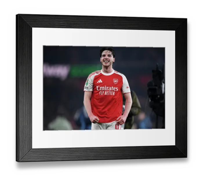 Framed Print : Arsenal v Chelsea - Carabao Cup Semi Final Second Leg