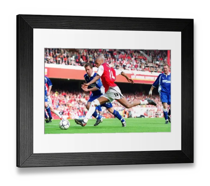 Framed Print : Thierry Hnery (Arsenal) Tobias Linderoth (Everton). Arsenal 4: 3 Everton, F. A Framed Print : Thierry Hnery (Arsenal) Tobias Linderoth (Everton). Arsenal 4: 3 Everton, F. A