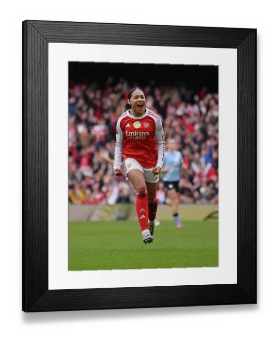 Framed Print : Arsenal v Manchester City - Barclays Women's Super League Arsenal v Manchester City - Barclays Women's Super League