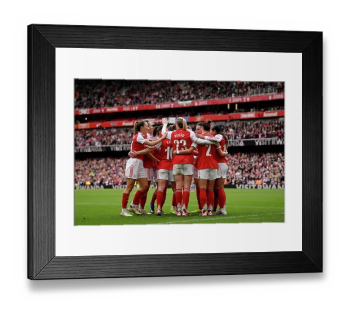 Framed Print : Arsenal v Manchester City - Barclays Women's Super League Arsenal v Manchester City - Barclays Women's Super League