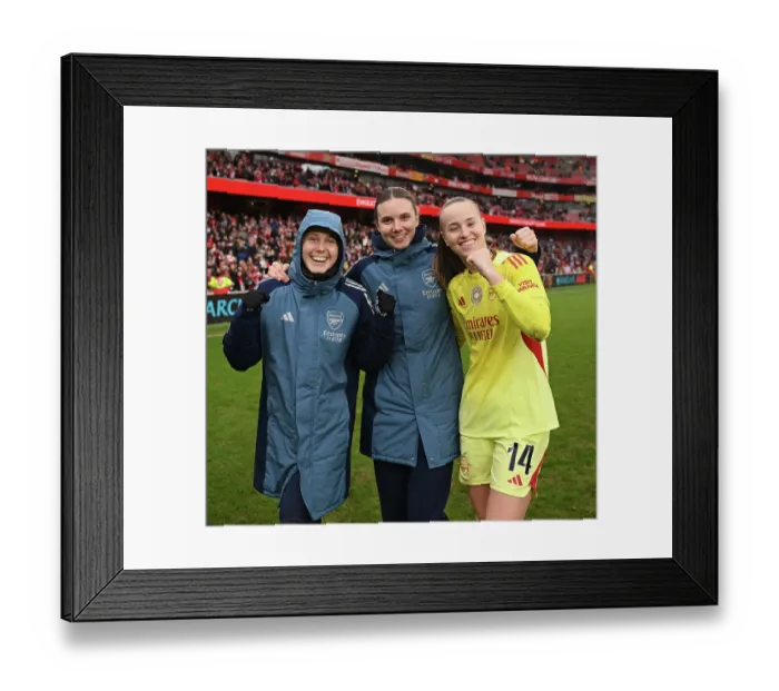 Framed Print : Arsenal v Manchester City - Barclays Women's Super League Arsenal v Manchester City - Barclays Women's Super League