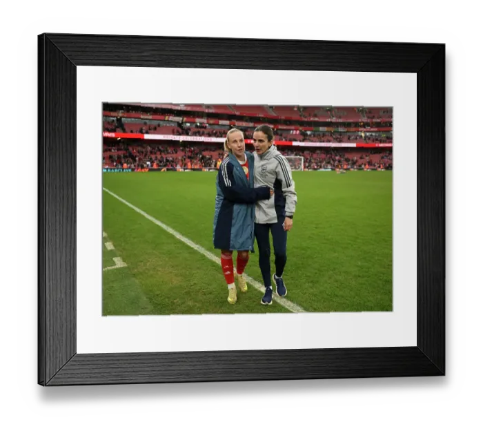 Framed Print : Arsenal v Manchester City - Barclays Women's Super League Arsenal v Manchester City - Barclays Women's Super League