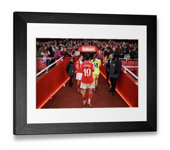 Framed Print : Arsenal v Manchester City - Barclays Women's Super League Arsenal v Manchester City - Barclays Women's Super League