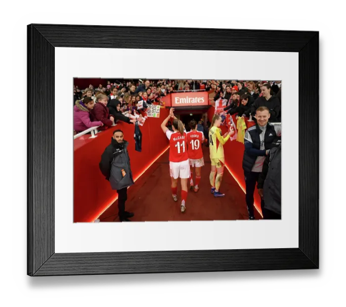 Framed Print : Arsenal v Manchester City - Barclays Women's Super League Arsenal v Manchester City - Barclays Women's Super League