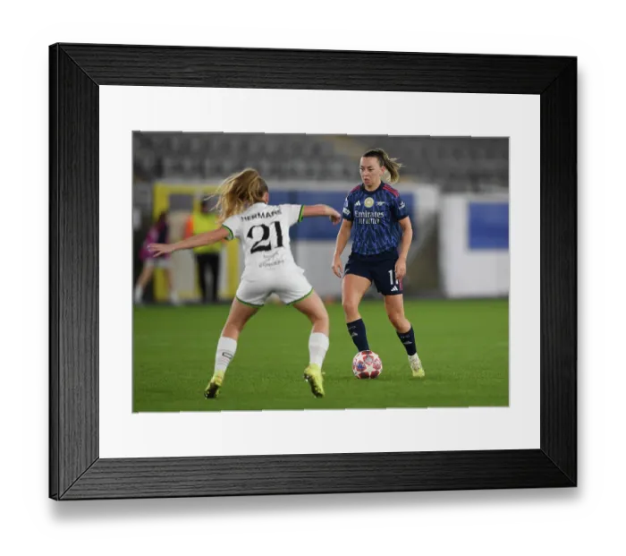 Framed Print : OH Leuven v Arsenal Women FC - UEFA Women's Champions League 2025 / 26 KO play-offs First Leg OH Leuven v Arsenal Women FC - UEFA Women's Champions League 2025 / 26 KO play-offs Framed Print : OH Leuven v Arsenal Women FC - UEFA Women's Champions League 2025 / 26 KO play-offs First Leg OH Leuven v Arsenal Women FC - UEFA Women's Champions League 2025 / 26 KO play-offs