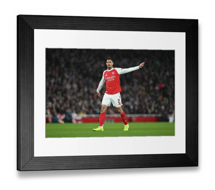 Framed Print : Arsenal v Wigan Athletic - Emirates FA Cup Fourth Round