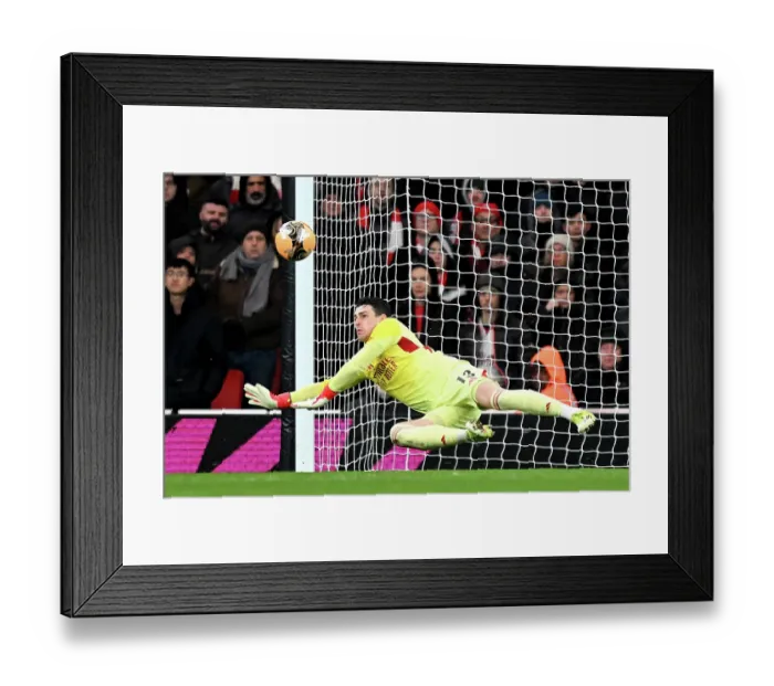 Framed Print : Arsenal v Wigan Athletic - Emirates FA Cup Fourth Round