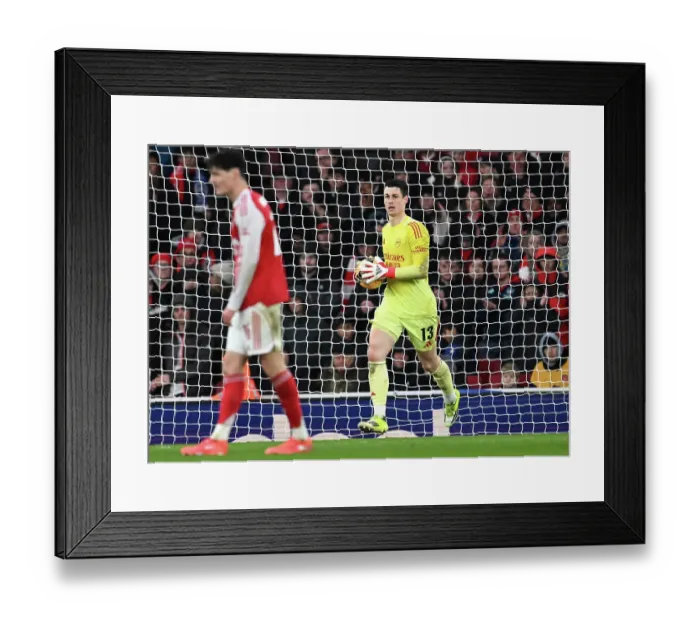 Framed Print : Arsenal v Wigan Athletic - Emirates FA Cup Fourth Round
