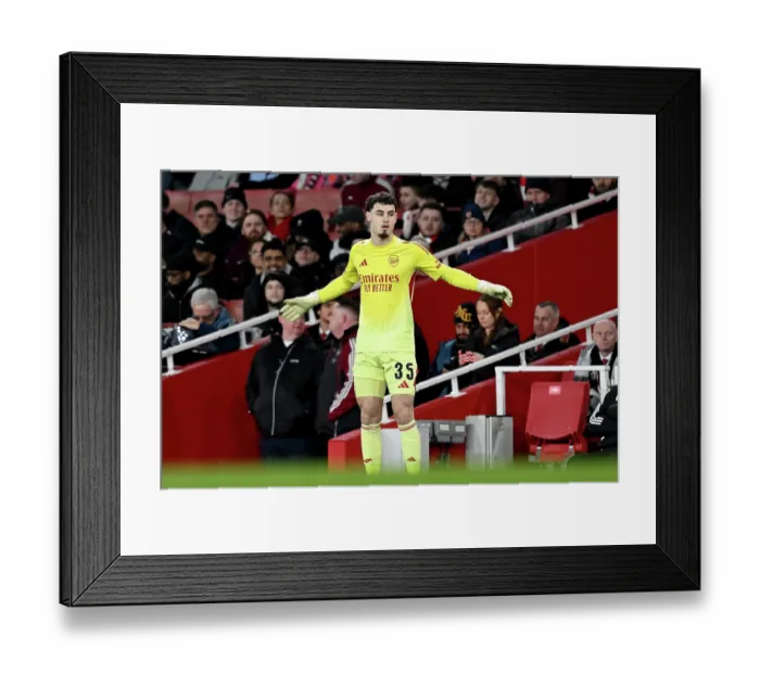 Framed Print : Arsenal v Wigan Athletic - Emirates FA Cup Fourth Round