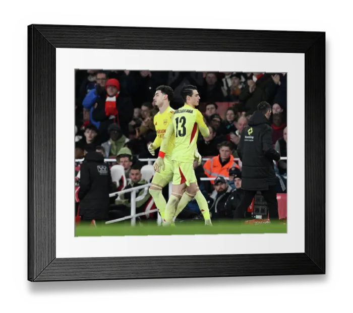Framed Print : Arsenal v Wigan Athletic - Emirates FA Cup Fourth Round