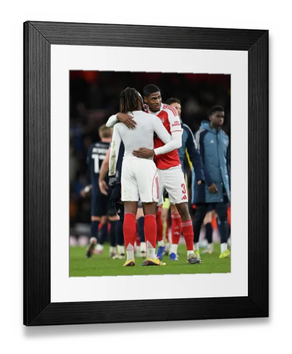 Framed Print : Arsenal v Wigan Athletic - Emirates FA Cup Fourth Round