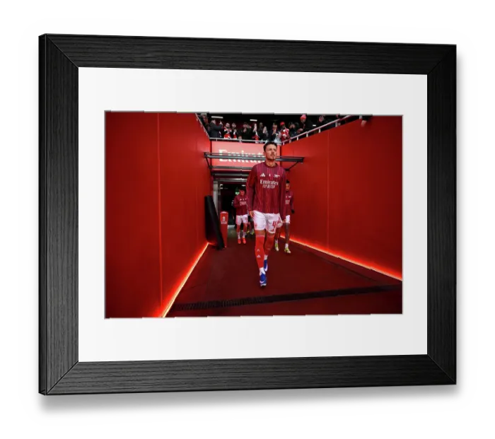 Framed Print : Arsenal v Wigan Athletic - Emirates FA Cup Fourth Round