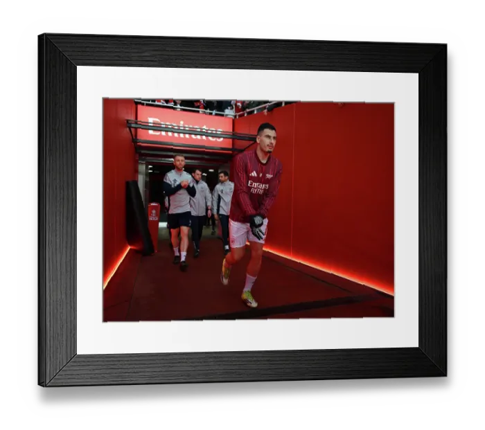 Framed Print : Arsenal v Wigan Athletic - Emirates FA Cup Fourth Round