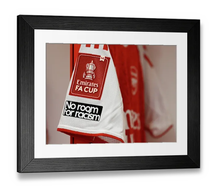 Framed Print : Arsenal v Wigan Athletic - Emirates FA Cup Fourth Round