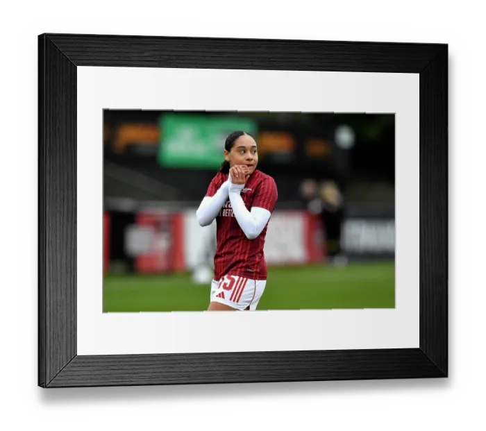 Framed Print : Arsenal v Bristol City - Adobe Women's FA Cup Fifth Round