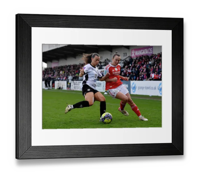 Framed Print : Arsenal v Bristol City - Adobe Women's FA Cup Fifth Round