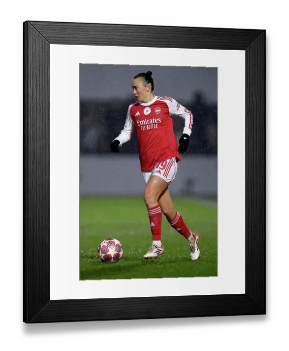 Framed Print : Arsenal Women FC v OH Leuven - UEFA Women's Champions League 2025 / 26 KO play-offs Second Leg Arsenal Women FC v OH Leuven - UEFA Women's Champions League 2025 / 26 KO play-offs