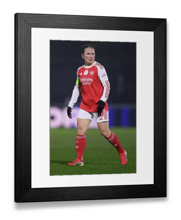 Framed Print : Arsenal Women FC v OH Leuven - UEFA Women's Champions League 2025 / 26 KO play-offs Second Leg Arsenal Women FC v OH Leuven - UEFA Women's Champions League 2025 / 26 KO play-offs