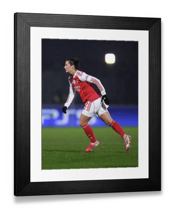 Framed Print : Arsenal Women FC v OH Leuven - UEFA Women's Champions League 2025 / 26 KO play-offs Second Leg Arsenal Women FC v OH Leuven - UEFA Women's Champions League 2025 / 26 KO play-offs