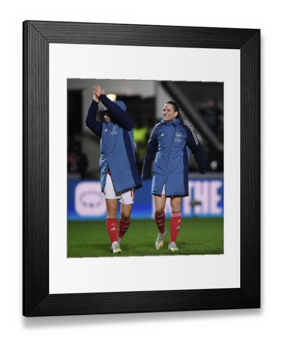 Framed Print : Arsenal Women FC v OH Leuven - UEFA Women's Champions League 2025 / 26 KO play-offs Second Leg Arsenal Women FC v OH Leuven - UEFA Women's Champions League 2025 / 26 KO play-offs