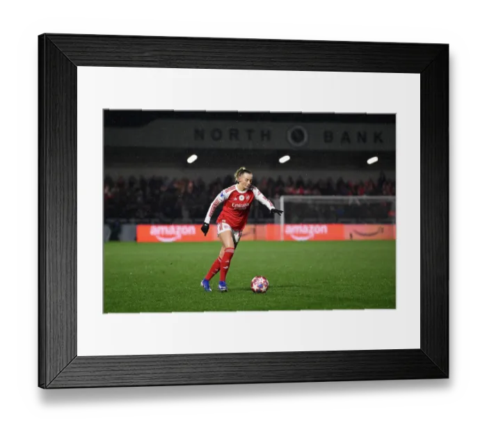 Framed Print : Arsenal Women FC v OH Leuven - UEFA Women's Champions League 2025 / 26 KO play-offs Second Leg Arsenal Women FC v OH Leuven - UEFA Women's Champions League 2025 / 26 KO play-offs