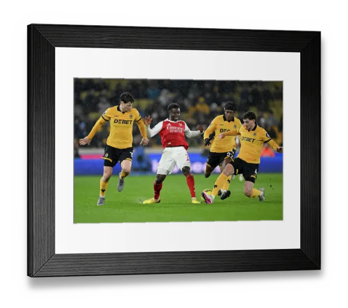 Framed Print : Wolverhampton Wanderers v Arsenal - Premier League