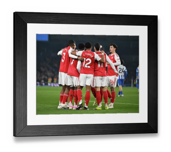 Framed Print : Brighton & Hove Albion v Arsenal - Premier League Brighton & Hove Albion v Arsenal - Premier League