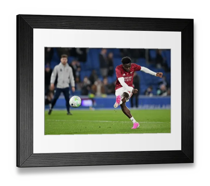 Framed Print : Brighton & Hove Albion v Arsenal - Premier League