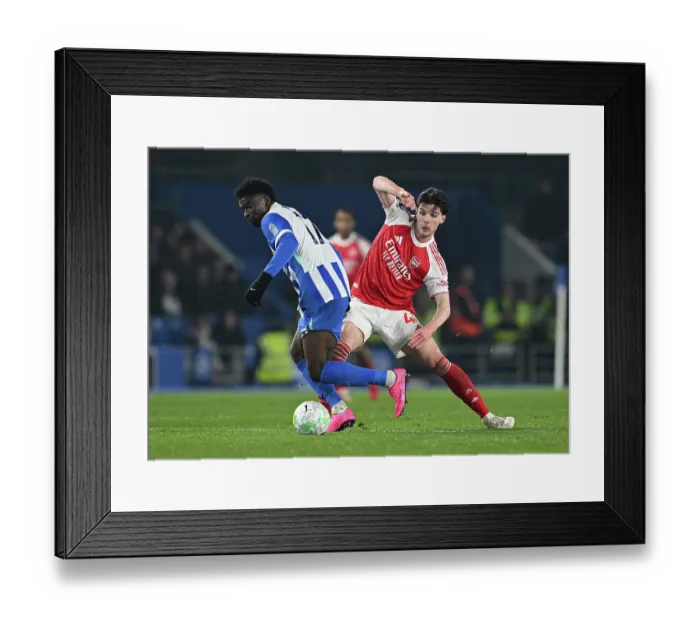 Framed Print : Brighton & Hove Albion v Arsenal - Premier League Brighton & Hove Albion v Arsenal - Premier League