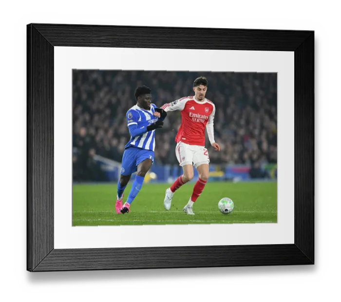 Framed Print : Brighton & Hove Albion v Arsenal - Premier League Brighton & Hove Albion v Arsenal - Premier League