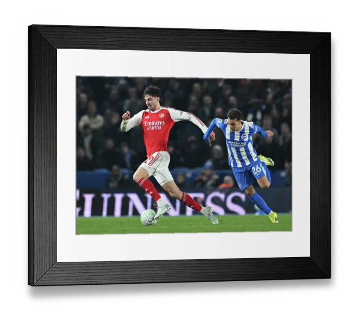 Framed Print : Brighton & Hove Albion v Arsenal - Premier League Brighton & Hove Albion v Arsenal - Premier League