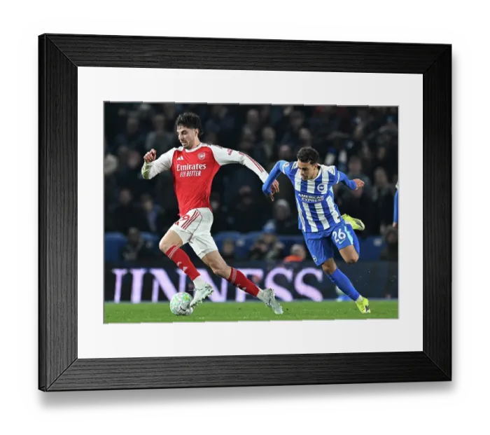 Framed Print : Brighton & Hove Albion v Arsenal - Premier League