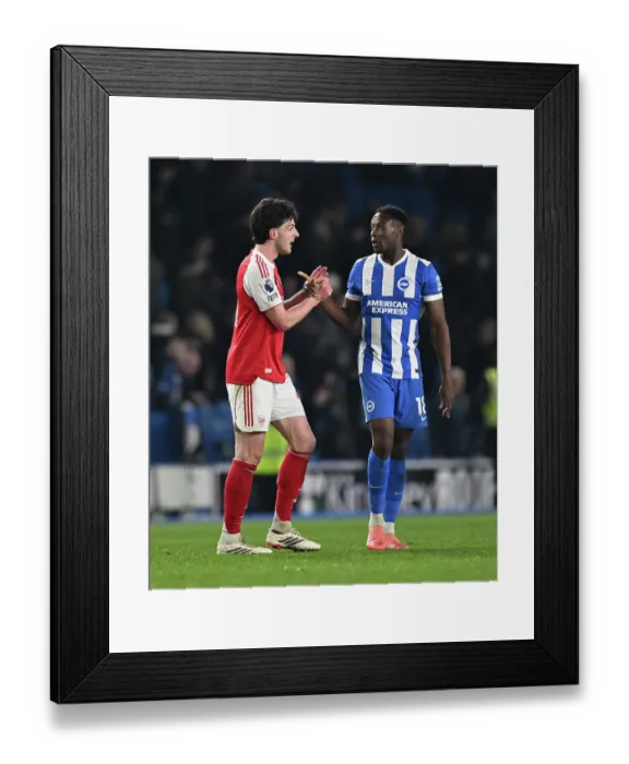 Framed Print : Brighton & Hove Albion v Arsenal - Premier League Brighton & Hove Albion v Arsenal - Premier League