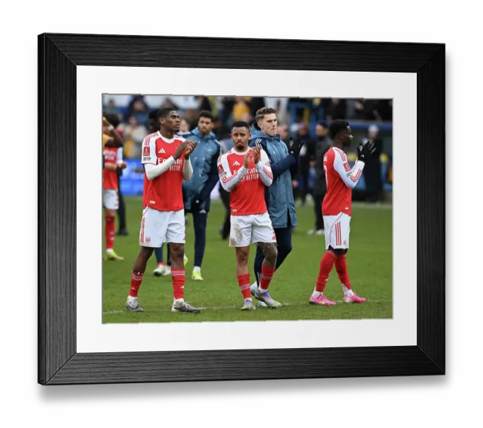 Framed Print : Mansfield Town v Arsenal - Emirates FA Cup Fifth Round