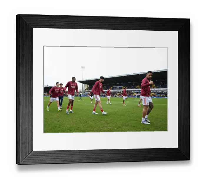 Framed Print : Mansfield Town v Arsenal - Emirates FA Cup Fifth Round