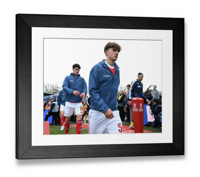 Framed Print : Mansfield Town v Arsenal - Emirates FA Cup Fifth Round Framed Print : Mansfield Town v Arsenal - Emirates FA Cup Fifth Round
