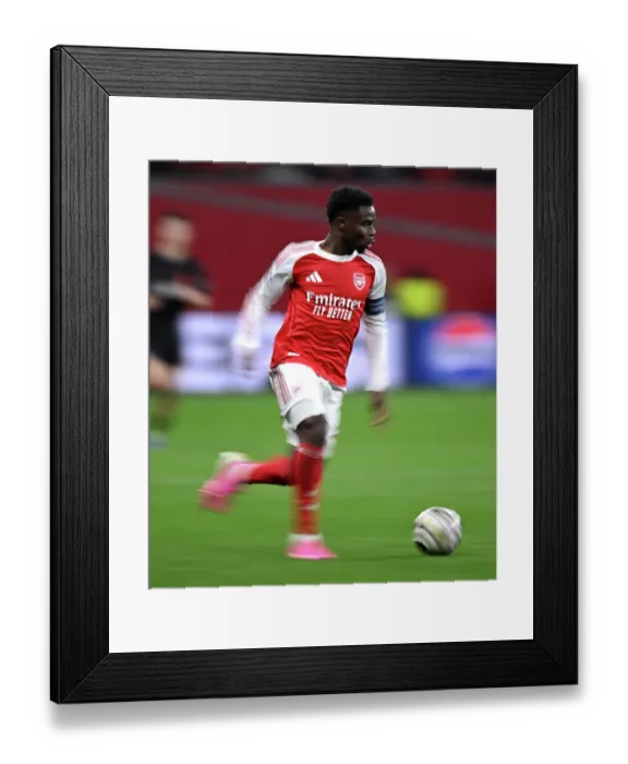 Framed Print : Bayer 04 Leverkusen v Arsenal FC - UEFA Champions League 2025 / 26 Round of 16 First Leg