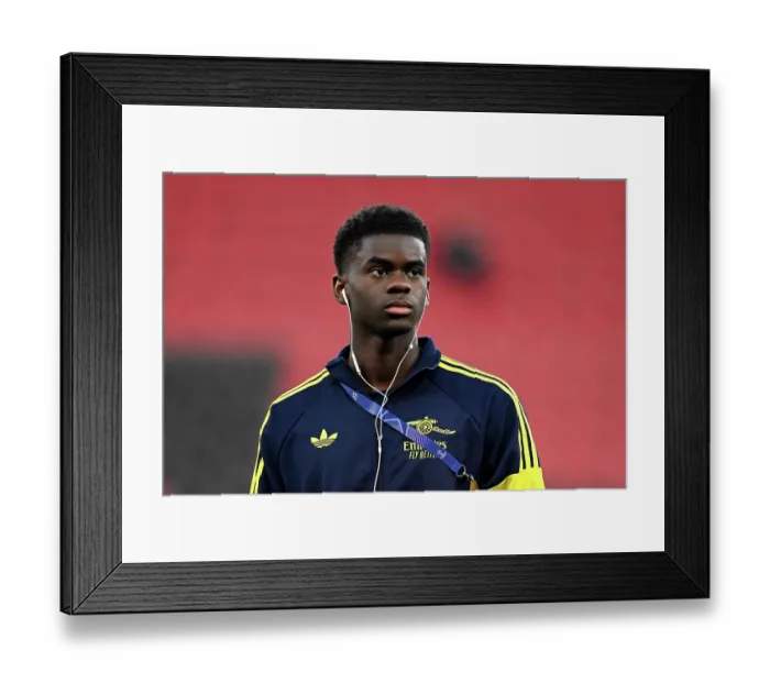 Framed Print : Bayer 04 Leverkusen v Arsenal FC - UEFA Champions League 2025 / 26 Round of 16 First Leg