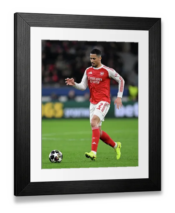Framed Print : Bayer 04 Leverkusen v Arsenal FC - UEFA Champions League 2025 / 26 Round of 16 First Leg