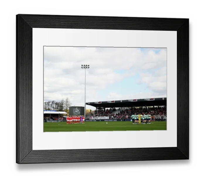 Framed Print : London City Lionesses v Arsenal - Barclays Women's Super League London City Lionesses v Arsenal - Barclays Women's Super League