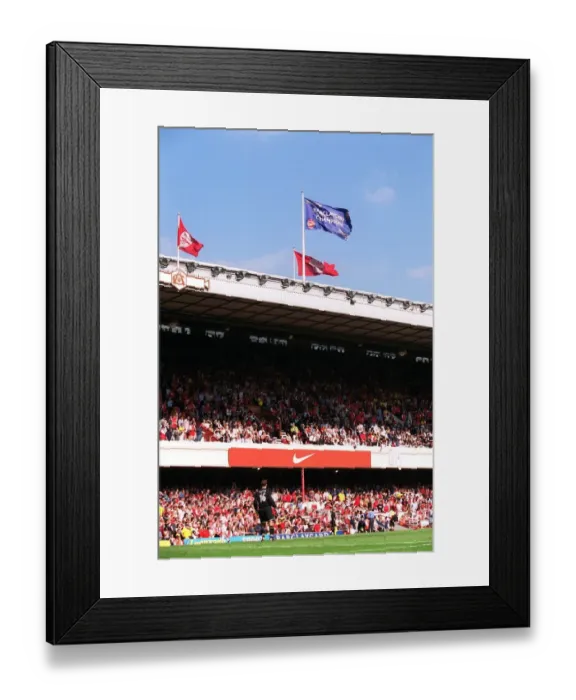 Framed Print : Arsenal vs Leicester City Showdown: FA Premiership Battle at Highbury Stadium, May 15, 2004 Framed Print : Arsenal vs Leicester City Showdown: FA Premiership Battle at Highbury Stadium, May 15, 2004