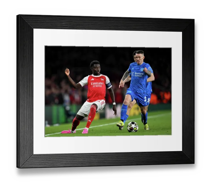 Framed Print : Arsenal FC v Bayer 04 Leverkusen - UEFA Champions League 2025 / 26 Round of 16 Second Leg Framed Print : Arsenal FC v Bayer 04 Leverkusen - UEFA Champions League 2025 / 26 Round of 16 Second Leg