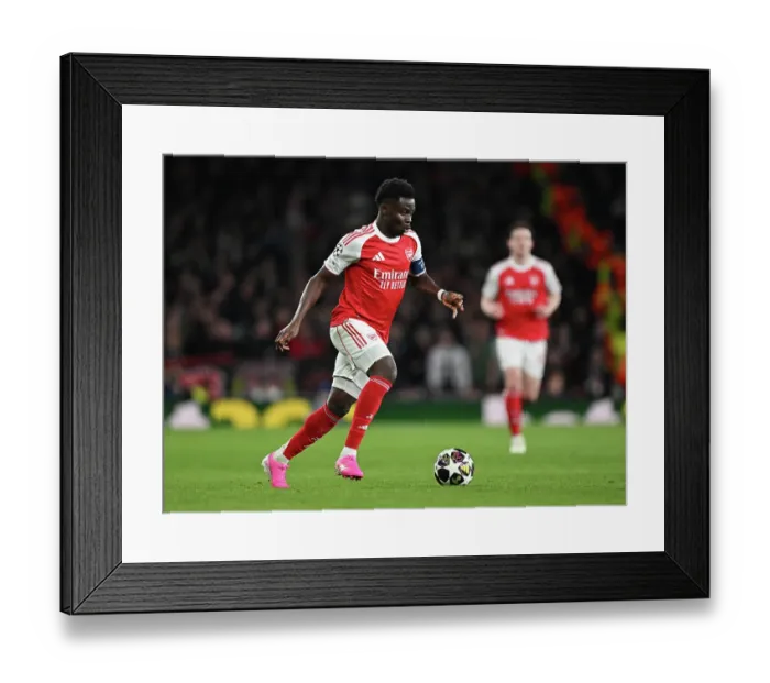 Framed Print : Arsenal FC v Bayer 04 Leverkusen - UEFA Champions League 2025 / 26 Round of 16 Second Leg