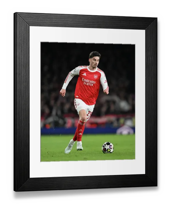 Framed Print : Arsenal FC v Bayer 04 Leverkusen - UEFA Champions League 2025 / 26 Round of 16 Second Leg