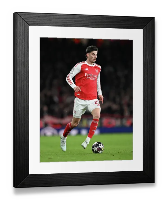 Framed Print : Arsenal FC v Bayer 04 Leverkusen - UEFA Champions League 2025 / 26 Round of 16 Second Leg
